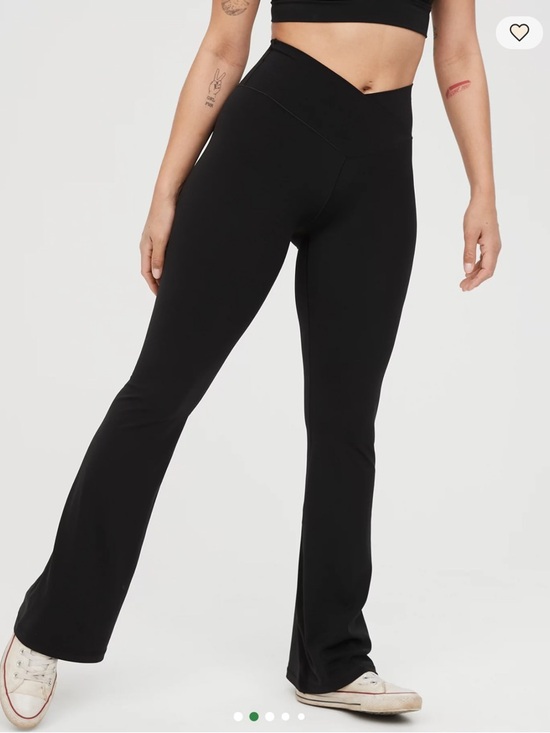 aerie Pants - OFFLINE By Aerie High Waisted Crossover Flare Legging